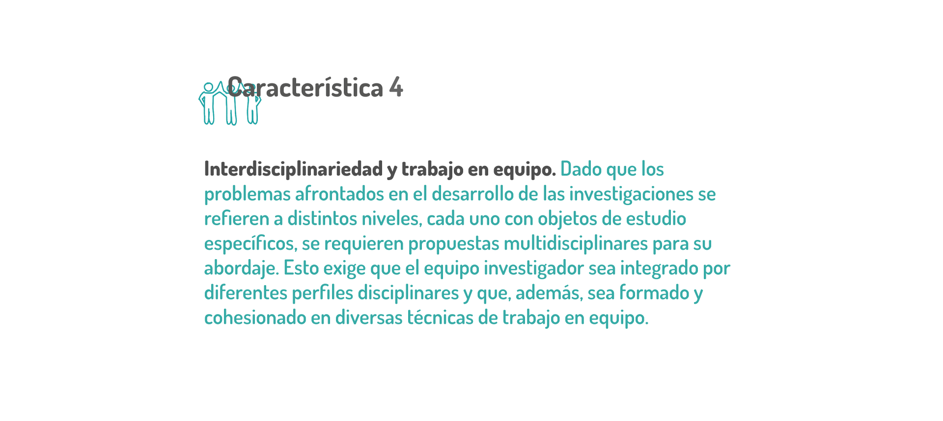 Interdisciplinariedad y trabajo en equipo